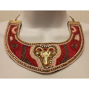 New Mia Collection Beaded Multicolor Adjustable Length Necklace Costume Jewlery